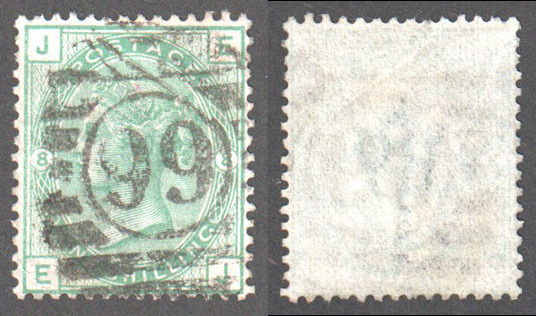 Great Britain Scott 64a Used Plate 8 - EJ (P) - Click Image to Close